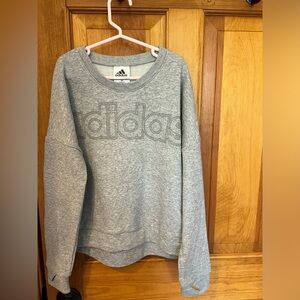 Adidas Sweatshirt with thumb holes Girls Medium- brand new never worn!